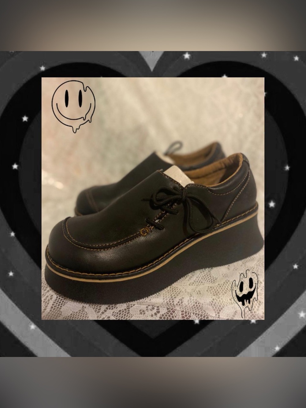 Vintage 90s Chunky Platform Loafers